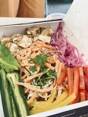 Keto Zoodle Salad at Friends of Years in New Territories