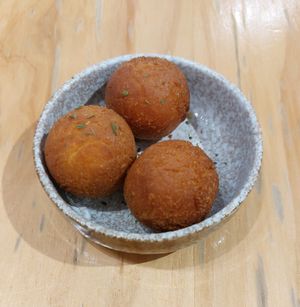 Taro Sweet Potato Balls 香芋蕃薯波波
 at Friends of Years in New Territories