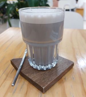 Purple Sweet Potato Chestnut Oat Milk 紫薯栗子燕麥奶 at Friends of Years in New Territories