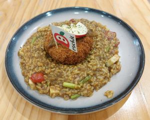 Katsu Curry Risotto ⽇式咖喱吉列豬扒意⼤利飯 at Friends of Years in New Territories