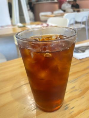 Free ice tea at Friends of Years in New Territories