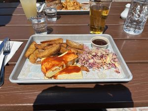 BBQ tofu meal   at Strawberry Tree in Kaikoura