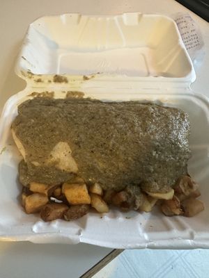 Naughty by nature burrito   at Good Truckin' Diner in Lansing