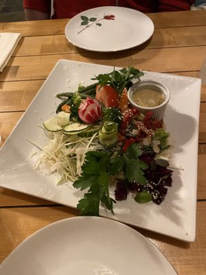 Vegan quinoa salad, appetizer at La Source du Barisart in Spa