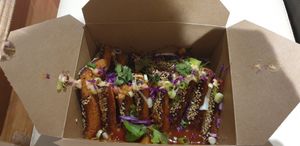 "Prawn" Toast at B8 in Dorchester