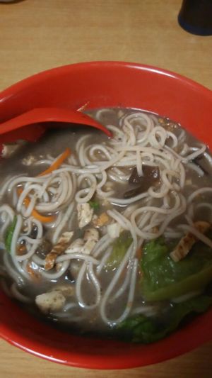 Mushroom noodle at Tian Yuan 田园健康食品 in Central Singapore