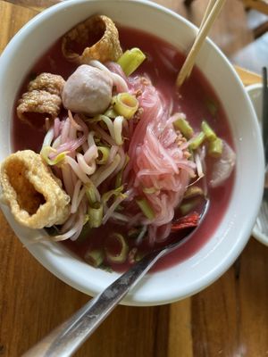   at Tae Sook Vegan Food in Bangkok