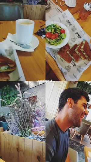 טוסט גרג מטובען :) at Greg Cafe in Zikhron Yaakov