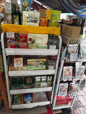 Selling countless of vegetarian products at Teng Yang Vegetarian and Organic Products in Central Singapore
