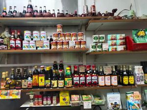 Selling countless of vegetarian products at Teng Yang Vegetarian and Organic Products in Central Singapore