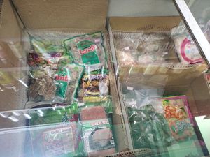 Variety of frozen items at Teng Yang Vegetarian and Organic Products in Central Singapore