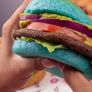 Nosh Guac Burger  at Nosh Cravings in Doha