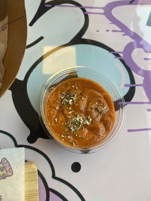 Dipping sauce  at Nosh Cravings in Doha