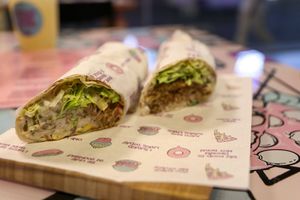 shawarma & kofta wraps at Nosh Cravings in Doha