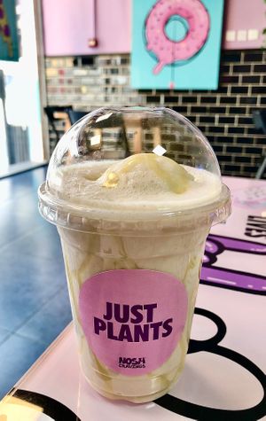 Salted caramel milkshake  at Nosh Cravings in Doha