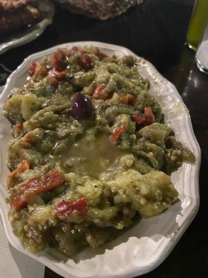 Aubergine dip  at Estia in Zakynthos