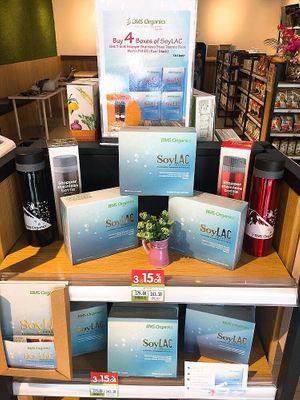 Soylac Immune Booster, buy 4 free 1 & 4 free flask at BMS Organics - Cheras Trader Square in Cheras