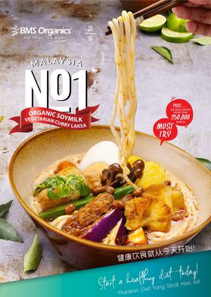 Curry Laksa at BMS Organics - Cheras Trader Square in Cheras