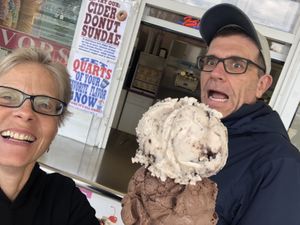 Huge - this is a small!  at Guptill's Ice Cream in Cohoes
