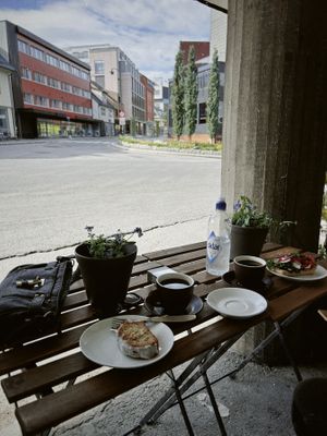   at Smørtorget in Tromsoe
