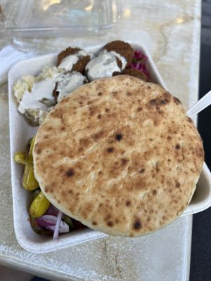 Softest pita ever for real   at Tamam - Upper East Side in New York City