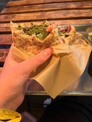 Picture of falafel sandwich   at Tamam - Upper East Side in New York City