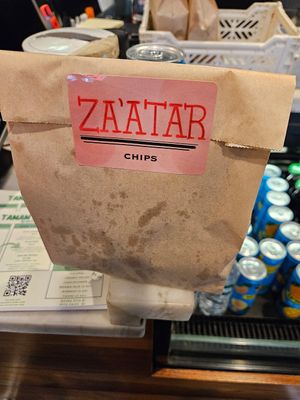 Love these chips!!! at Tamam - Upper East Side in New York City