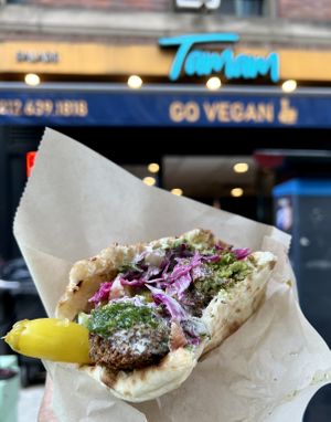 Falafel pita  at Tamam - Upper East Side in New York City