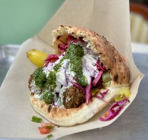 Falafel pita  at Tamam - Upper East Side in New York City