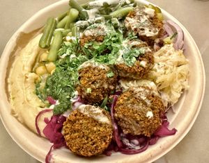Falafel platter (includes pita, not pictured)  at Tamam - Upper East Side in New York City