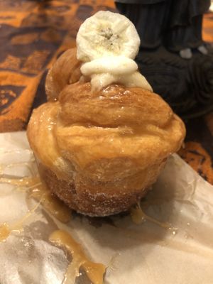 Carmel banana cruffin...so damn good!  at Mud Pie Stand in Sacramento