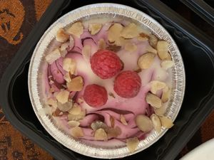 Raspberry cheesecake  at Mud Pie Stand in Sacramento