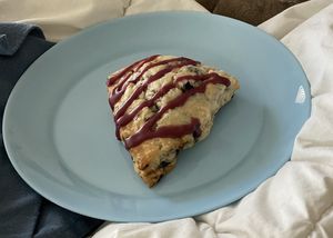 Berry scone  at Mud Pie Stand in Sacramento