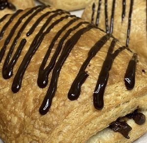 Chocolate croissant (best when heated up!) at Mud Pie Stand in Sacramento