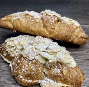 Almond croissant (great hot or room temp)  at Mud Pie Stand in Sacramento