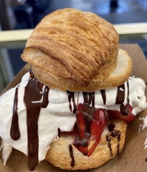 Puff pastry  at Mud Pie Stand in Sacramento