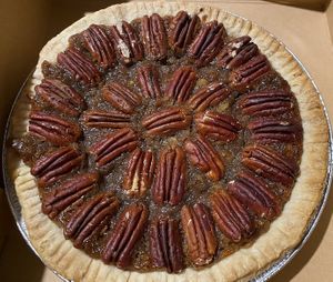 Pecan pie (seasonal)  at Mud Pie Stand in Sacramento