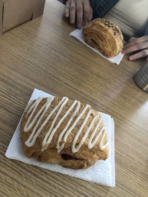 Cherry Croissant (soooo flakey)  at Mud Pie Stand in Sacramento