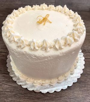 Lemonade cake available as a special order at Mud Pie Stand in Sacramento