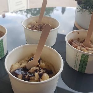 Banana nice cream at Goodness in Henfield