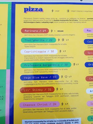 vegetarian menu at Przyjemność in Poznan