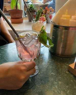 spritzers at Przyjemność in Poznan