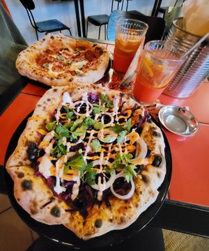 Vegan Kebap Pizza at Przyjemność in Poznan