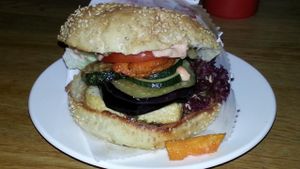 vego burger at vego Foodworld in Berlin