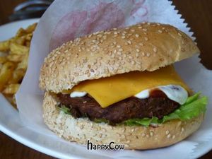 Bacon Cheese Burger at vego Foodworld in Berlin