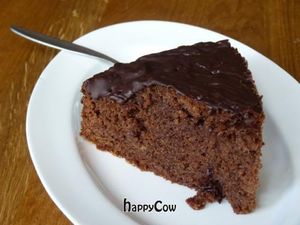 Chocolate cake at vego Foodworld in Berlin