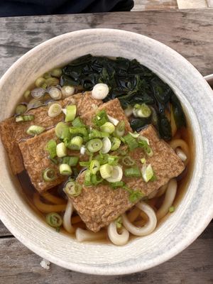 Kitsune udon   at Okome House in Minneapolis