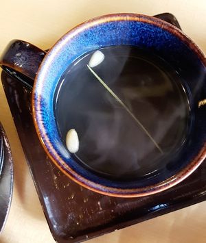 Pine needle tea at Suyeon Sanbang Tea House in Seoul