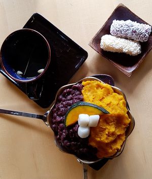 Bingsu, Yugwa and Tea at Suyeon Sanbang Tea House in Seoul