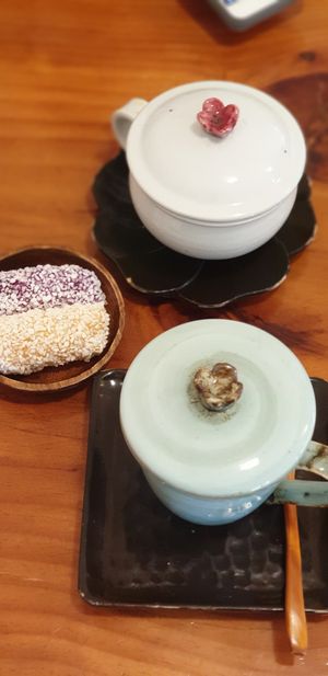 Properly served tea at Suyeon Sanbang Tea House in Seoul